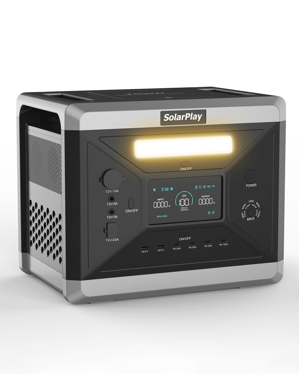 Kit Blackout Maison SolarPlay Q2501 + Panneau S400 + Chariot