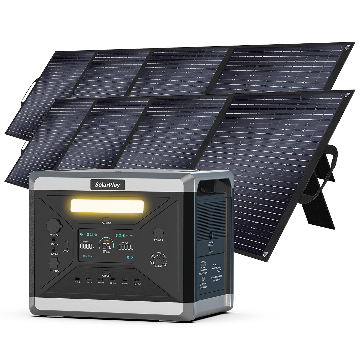 SolarPlay Q2501 panneau solaire plié