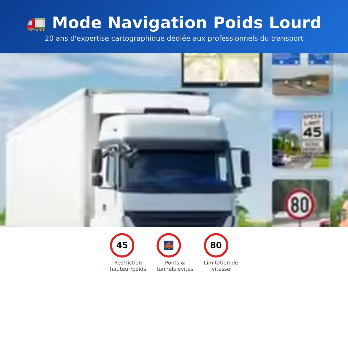 GPS Portable Camping-Car 5" - Compact & Navigation Europe 2026