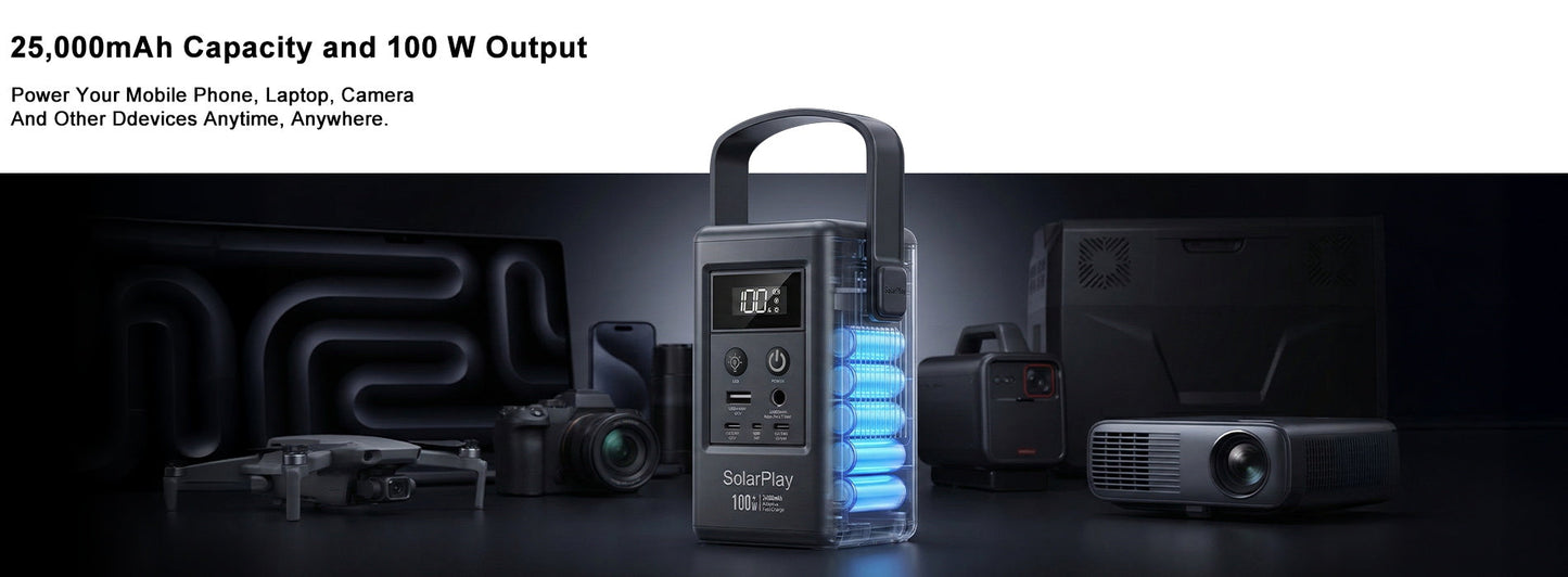 SolarPlay Q100 station de charge outdoor