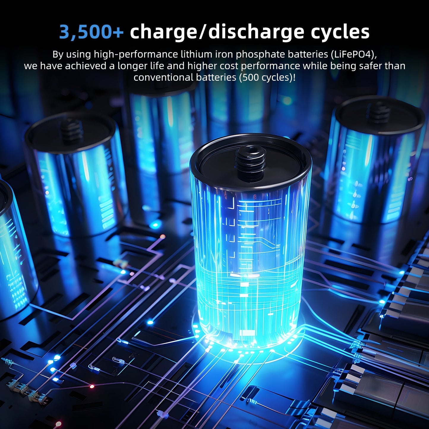 SolarPlay Q2402 batterie LiFePO4 3000 cycles