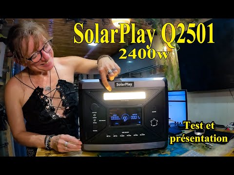 Présentation et test de la SolarPlay Q2501 – station d'énergie portable