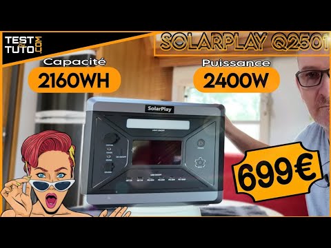 SolarPlay Q2501 – la station d'énergie la moins chère de 2024, test complet
